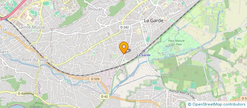 localisation de l'entreprise VJ INVESTISSEMENT  LA GARDE