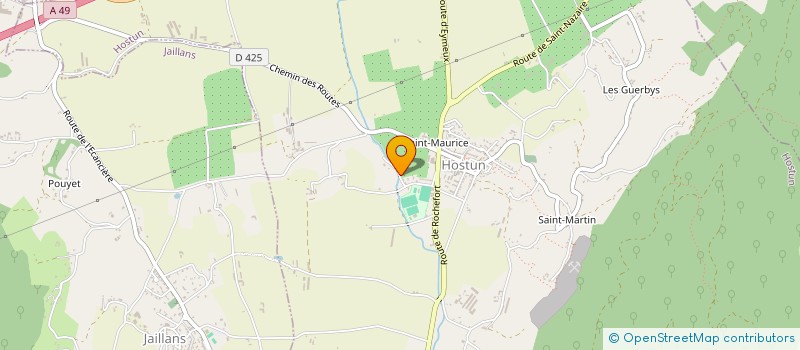 localisation de l'entreprise VJB RECYCLE  HOSTUN