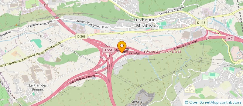 localisation de l'entreprise VJC à LES PENNES-MIRABEAU