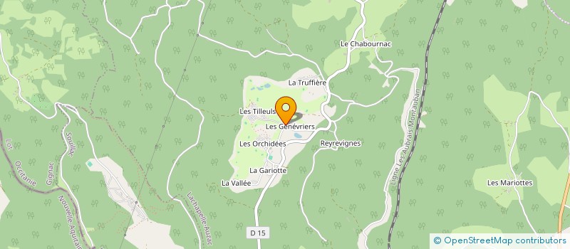 localisation de l'entreprise VJC  LACHAPELLE-AUZAC