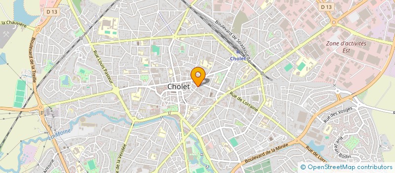 localisation de l'entreprise VJFL à CHOLET