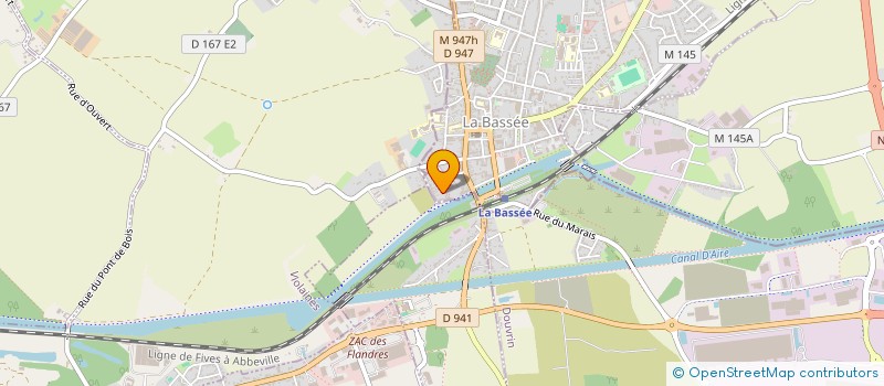 localisation de l'entreprise VJGH  LA BASSEE