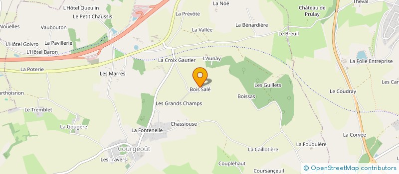 localisation de l'entreprise VJJHR à COURGEOUT