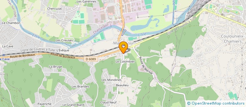 localisation de l'entreprise VJM  MARSAC-SUR-L'ISLE