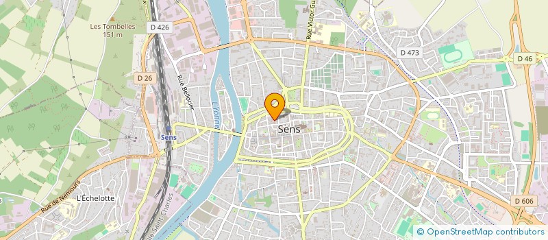 localisation de l'entreprise VJM AGENCY  SENS