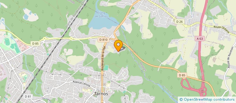 localisation de l'entreprise VJM INVEST à TARNOS