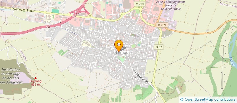 localisation de l'entreprise VJMG  LEMPDES