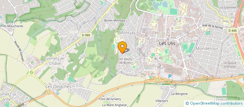 localisation de l'entreprise VJMN TOPAZE à BURES-SUR-YVETTE
