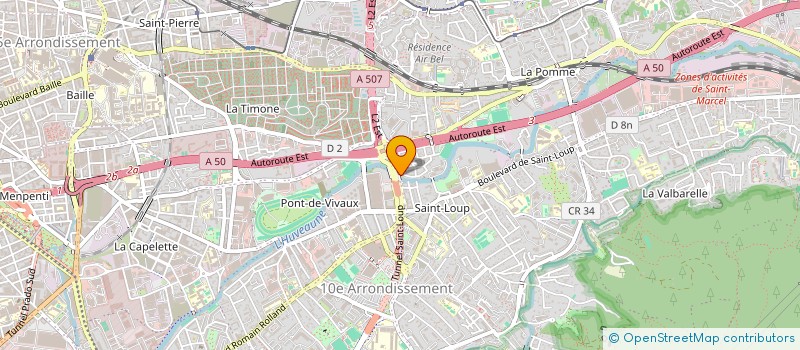 localisation de l'entreprise VJP à MARSEILLE