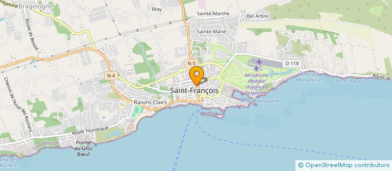 localisation de l'entreprise VJR CONCEPT' AND COM à SAINT-FRANCOIS