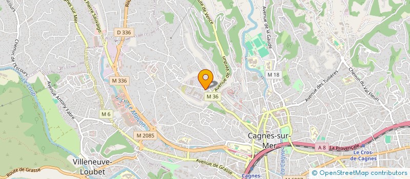 localisation de l'entreprise VJR CONSEILS à CAGNES-SUR-MER