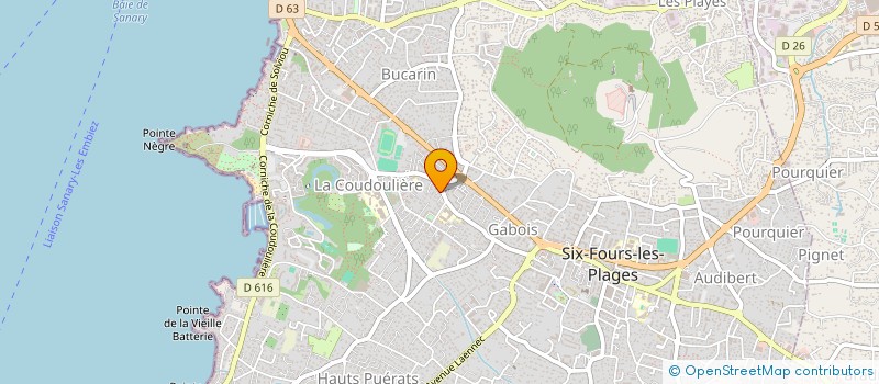 localisation de l'entreprise VJRD à SIX-FOURS-LES-PLAGES
