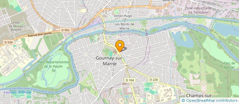 localisation de l'entreprise VJV SERVICES  GOURNAY SUR MARNE