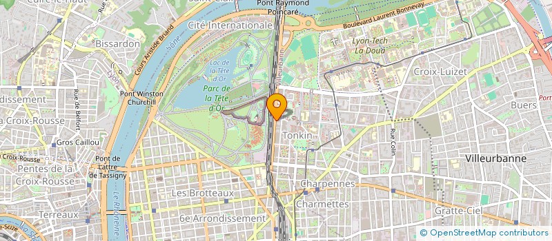 localisation de l'entreprise VJV SERVICES  VILLEURBANNE