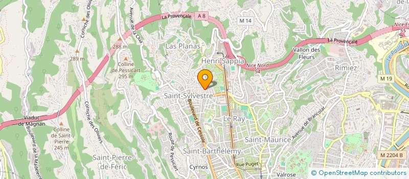 localisation de l'entreprise VK COACHING à NICE