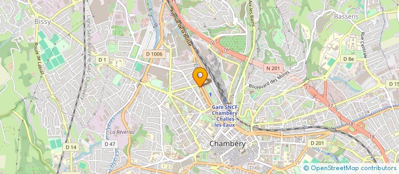 localisation de l'entreprise VK.COM  CHAMBERY