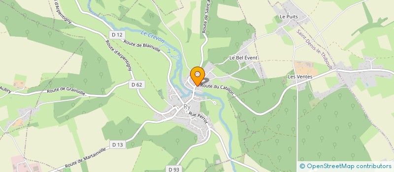 localisation de l'entreprise VK COUVERTURE  RY