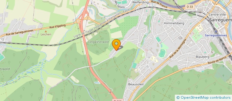 localisation de l'entreprise VK DRONETECH  SARREGUEMINES