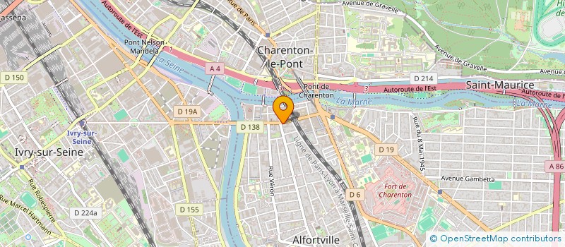 localisation de l'entreprise VK ENTREPRISE à ALFORTVILLE