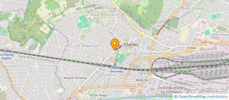 localisation de l'entreprise VK EVENT à CHELLES