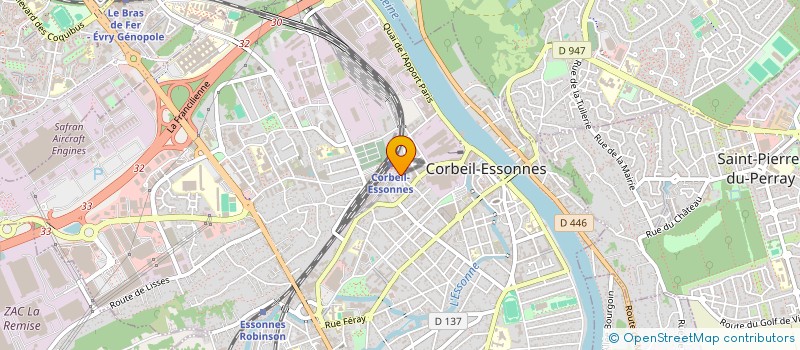 localisation de l'entreprise VK HOTEL à CORBEIL-ESSONNES