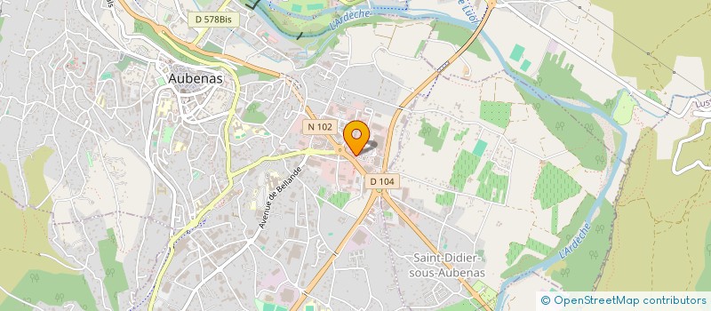 localisation de l'entreprise VK IMMOBILIER  AUBENAS