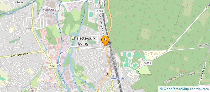 localisation de l'entreprise VK L'INDEPENDANCE  CHALETTE-SUR-LOING