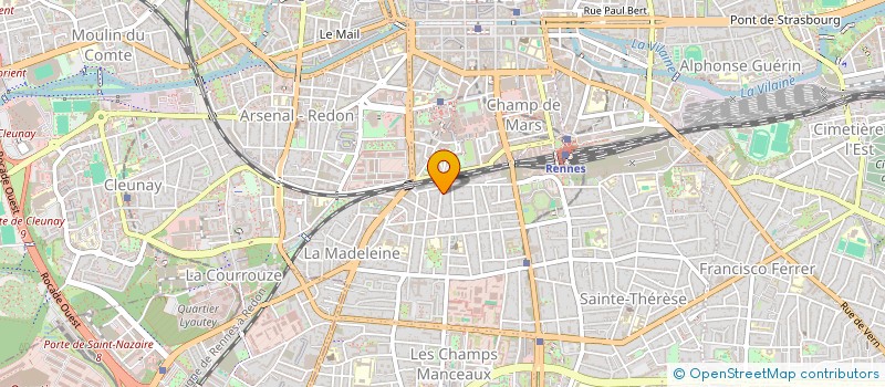 localisation de l'entreprise VK LUD  RENNES