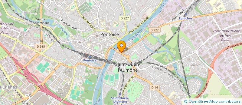 localisation de l'entreprise VK MARCHE  SAINT-OUEN-L'AUMONE