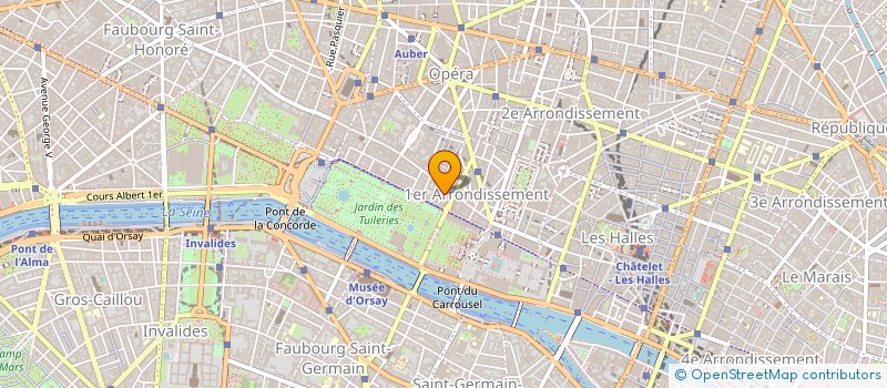 localisation de l'entreprise VK ONLIN à PARIS