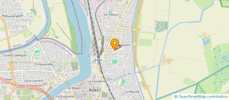 localisation de l'entreprise VK PEINTURES  ARLES