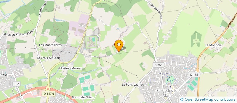 localisation de l'entreprise VK SERVICES  SARGE-LES-LE-MANS