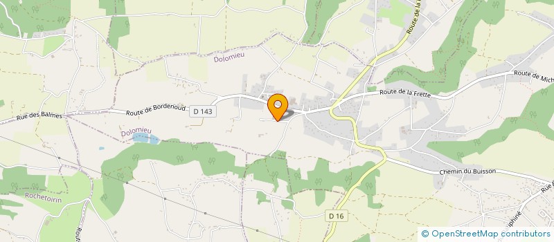 localisation de l'entreprise VK TERRASSEMENT  DOLOMIEU