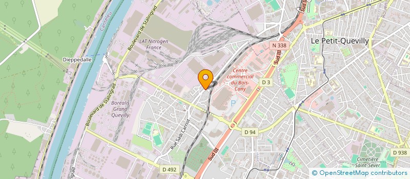 localisation de l'entreprise VKB IMMOBILIER  LE GRAND-QUEVILLY