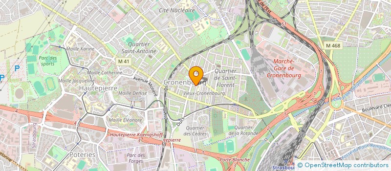localisation de l'entreprise VKBIS à STRASBOURG