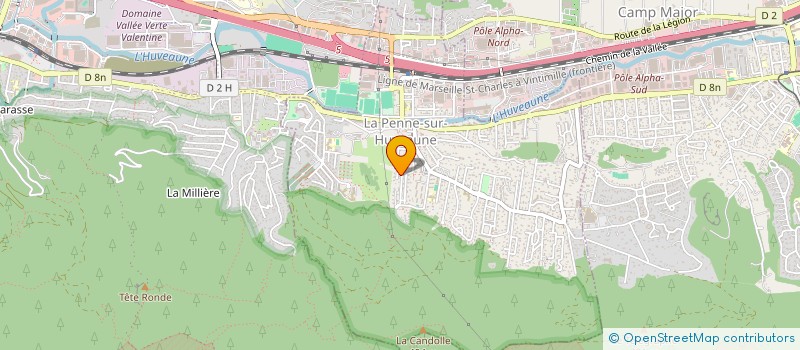 localisation de l'entreprise VKG CLEAN CONCEPT  LA PENNE-SUR-HUVEAUNE