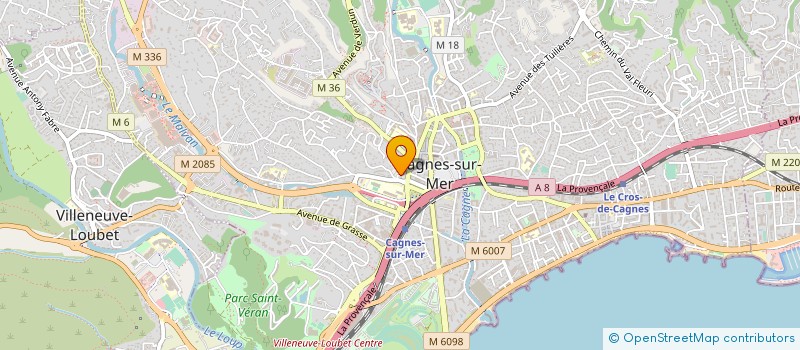 localisation de l'entreprise VKINGS à CAGNES-SUR-MER