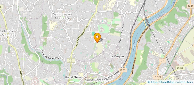 localisation de l'entreprise VKLJ SEBBAR ASSOCIEES  SAINT-CYR-AU-MONT-D'OR