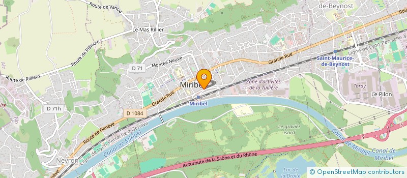 localisation de l'entreprise VKOM à MIRIBEL