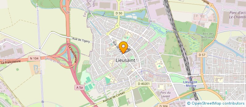 localisation de l'entreprise VKR MINI MARCHE  LIEUSAINT