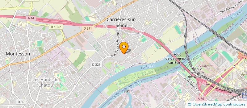 localisation de l'entreprise VKS TRANSPORT INTERNATIONAL à CARRIERES-SUR-SEINE