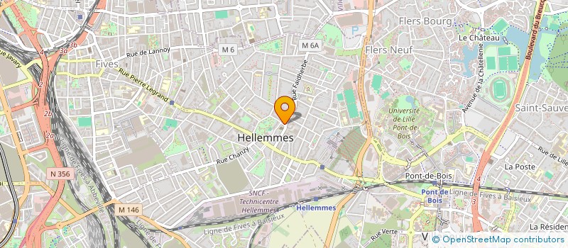 localisation de l'entreprise VL à LEZENNES