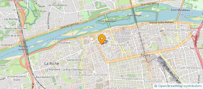 localisation de l'entreprise VL ARCHITECTURE  TOURS