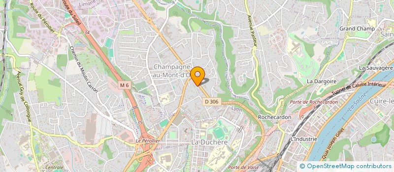 localisation de l'entreprise VL CAMUS  CHAMPAGNE-AU-MONT-D'OR