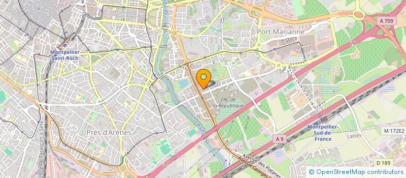 localisation de l'entreprise VL CONSEIL à MONTPELLIER