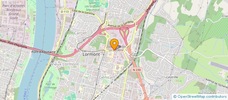 localisation de l'entreprise VL EVOLUTION  LORMONT