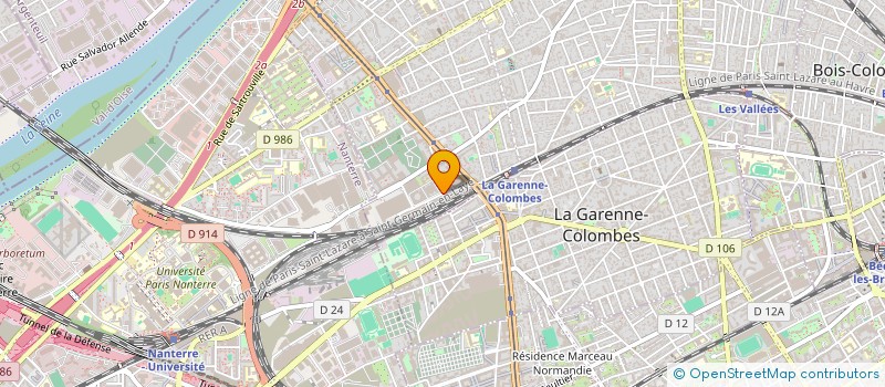 localisation de l'entreprise VL FINANCES à COLOMBES