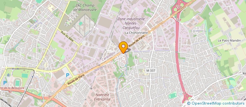 localisation de l'entreprise VL GESTION  NANTES