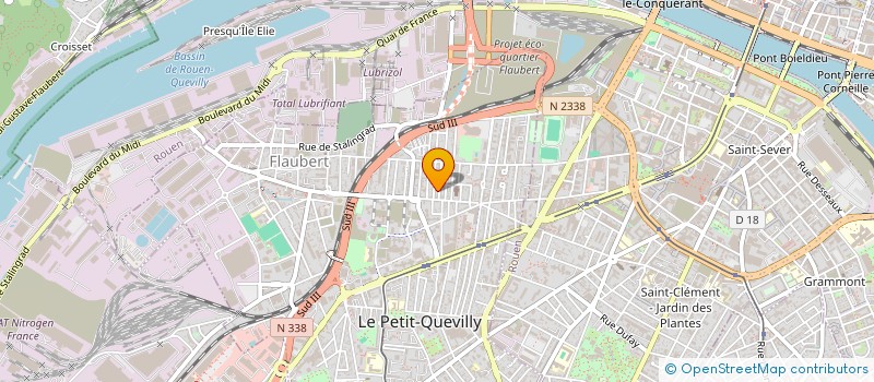 localisation de l'entreprise VL GROUP  LE PETIT-QUEVILLY