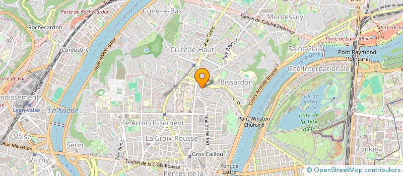 localisation de l'entreprise VL HOLDING  CALUIRE-ET-CUIRE